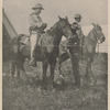 Theodore Roosevelt, the Rough Rider, as he appeared while giving an order at Camp Wikoff, Montauk Point, Long Island.