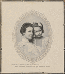 Mrs. Theodore Roosevelt and her daughter Ethel.