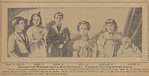 Governor Roosevelt's six children, typical young Americans. Teddy, Jr. (age 11), Ethel (7), Kermit (8), Alice(14), Archibald (4), Quentin(1).