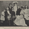 President Roosevelt and family at Oyster Bay, Long Island, New York. Quentin. Theodore, Jr. Archibald. Miss Alice. Kermit. Mrs. Roosevelt. Ethel.