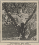 Quentin, youngest son of President Roosevelt. From a photograph taken in the White House grounds.