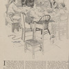 Theodore Roosevelt? standing at a table with several seated men wearing ranching gear and smoking cigars