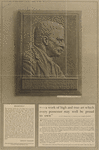 Photograph, one-half size, of artist's model just before completion.