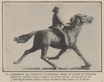 To commemorate our strenuous ex-president--model of statue of Theodore Roosevelt by the noted German sculptor, Gustav Vingeland to be erected in North Dakota, where he began his career.