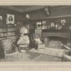 Theodore Roosevelt's study in his home in Oyster Bay--in this room much of his literary work has been done