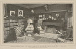 Theodore Roosevelt's study in his home in Oyster Bay--in this room much of his literary work has been done