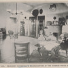 The "den," President Roosevelt's headquarters at the Summer White House.