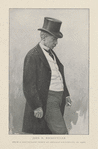 John D. Rockefeller from a photograph taken at Chicago University in 1900.