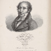 Institute Royal de France. Académie françaide Roger (François.) Membre de la Légion d'honneur, né a Langres[?] (Haure-Marie) le 17 Avril 1776, élu en 1817.