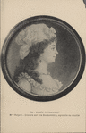 124--Musée Carnavalet. Mme. Roland--gravure sur une bonbonnière, agrandie au double.