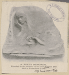 A poet's memorial. Unveiled to the memory of the poet Rollinat, who died at Fresselines in 1903.