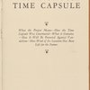 Time Capsule Ceremony