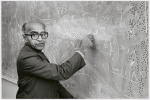 Statistician David Blackwell, professor at the University of California, Berkeley, 1982.