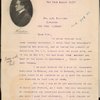 Letter to J.S. Billings