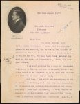 Letter to J.S. Billings