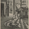 Betsy Ross making the first American flag.--From a drawing by Elisabeth Moore Hallowell.