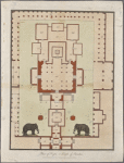 Plan of Keylas, or Temple of Paradise
