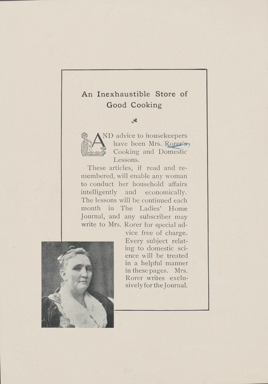 Sarah Tyson Heston Rorer. - NYPL Digital Collections