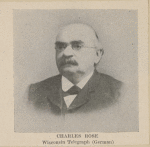 Charles Rose. Wisconsin Telegraph (German).