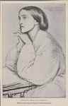 Christina Rossetti. From a drawing by Dante Gabriel Rossetti.