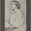 Christina Rossetti. From a drawing by Dante Gabriel Rossetti.