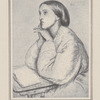 Christina Rossetti. [From a drawing by Dante Gabriel Rossetti.]
