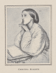 Christina Rossetti. [From a drawing by Dante Gabriel Rossetti.]