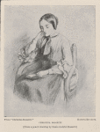 Christina Rossetti. (From a pencil drawing by Dante Gabriel Rossetti.)