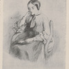 Christina Rossetti. (From a pencil drawing by Dante Gabriel Rossetti.)