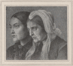 Christina Rossetti and her mother?