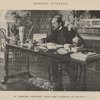 M. Edmond Rostand dans son cabinet de travail.