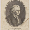 J.J. Rousseau. Né à Genéve le 4 Juillet 1712. Mort à Ermenonville le 2 Janvr. 1778 déposé le 4 dans l'Isle Peupliers