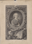 Portrait Jean-Jacques Rousseau, and book inscribed: Vitam impendere vero