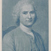 Jean Jacques Rousseau, illustration reduced from the color plate in "The French pastellists."