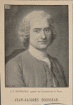 J.J. Rousseau , pastel de Quentin de la Tour ; Mme. De Warens, portrait attribué à Quentin de la Tour ; J.J. Rousseau, par Ramsay, d'après une manière noire de D. Martin