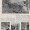 Les Charmettes, vues du côté du vignoble ; Le salon ; L'oratoire ; La salle à manger.