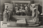 Detail of the tomb of Jean-Jacques Rousseau, Panthéon, Paris.