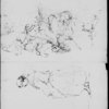 Moulton-Barrett, Henrietta Barrett. Original drawings, pencil sketches, water colors and tracings [c. 1825]