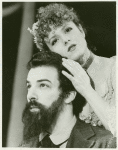Mandy Patinkin and Bernadette Peters in the stage production Sunday in the Park with George.