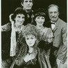 Bernadette Peters, Chip Zien, Robert Westenberg, Joanna Gleason, and Thomas Aldredge in posed cast photo for Into the Woods