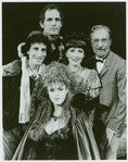 Bernadette Peters, Chip Zien, Robert Westenberg, Joanna Gleason, and Thomas Aldredge in posed cast photo for Into the Woods