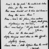 In memoriam Johannis Conington. Holograph copy of the last 14 lines of "A grammarian's funeral", [1869 Nov. 1]