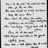 In memoriam Johannis Conington. Holograph copy of the last 14 lines of "A grammarian's funeral"