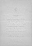 In memoriam Johannis Conington. Holograph copy of the last 14 lines of "A grammarian's funeral"
