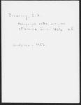 Browning, Elizabeth Barrett. Holograph notes, unsigned [Florence, June? 1861] 2 l. with Robert Browning's ms. note on back: "Found inside a letter from Ruskin"