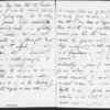 Browning, Elizabeth Barrett. Holograph notes, unsigned [Florence, June? 1861] 2 l. with Robert Browning's ms. note on back: "Found inside a letter from Ruskin"