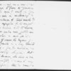 Browning, Elizabeth Barrett. Holograph notes, unsigned [Florence, June? 1861] 2 l. with Robert Browning's ms. note on back: "Found inside a letter from Ruskin"