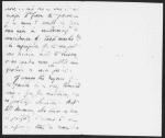 Browning, Elizabeth Barrett. Holograph notes, unsigned [Florence, June? 1861] 2 l. with Robert Browning's ms. note on back: "Found inside a letter from Ruskin"