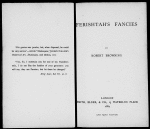 [Browning], [Robert Wiedemann Barrett]. ALS to
