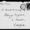[Browning], [Robert Wiedemann Barrett]. ALS to